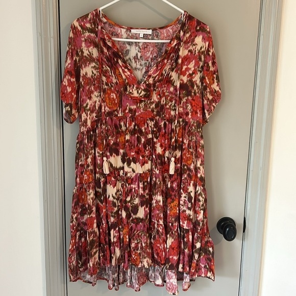 Olivaceous Tiered Babydoll Sun Dress - Picture 6 of 11